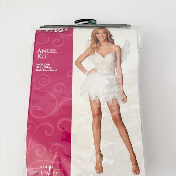 Spirit Silver and White Angel Costume Set Size L - Picture 1 of 5